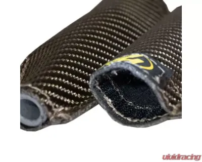 Heatshield Products 1-in id x 6 in (x8) Stealth Black Pro-Boot Shield Spark Plug Protector - 400148