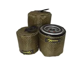 Heatshield Products 3.675 id x 3.125 in Tall Lava Oil Filter Heat Shield Subaru | Nissan | Honda