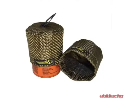 Heatshield Products 3.675 id x 3.125 in Tall Lava Oil Filter Heat Shield Subaru | Nissan | Honda - 504725
