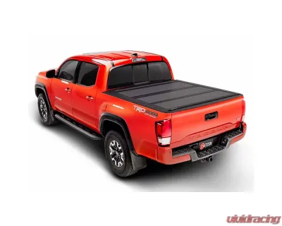 BAK Industries BAKFlip MX4 Hard Folding Truck Bed Cover - Matte Finish - 2005-2015 Toyota Tacoma 5' Bed w/Deck Rail System - 448406