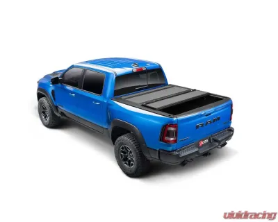 BAK Industries BAKFlip MX4 Hard Folding Truck Bed Cover - Matte Finish - 2019-2023 (New Body Style) Ram 5' 7" Bed w/o RamBox w/o Multifunction Tailgate - 448227
