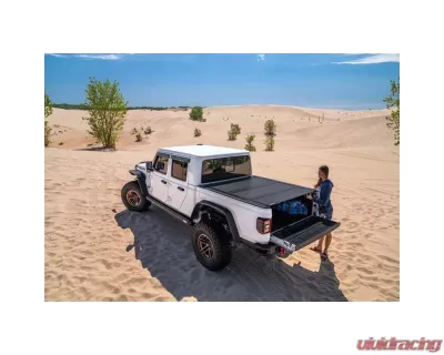 BAK Industries BAKFlip MX4 Hard Folding Truck Bed Cover - Matte Finish - 2020-2023 Jeep Gladiator 5' Bed - 448701