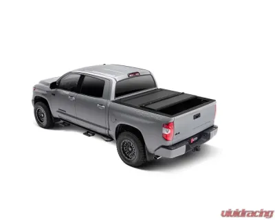 BAK Industries BAKFlip MX4 Hard Folding Truck Bed Cover - Matte Finish - 2007-2021 Toyota Tundra 6' 6" Bed w/o Deck Rail System w/o Trail Special Edition Storage Boxes - 448410