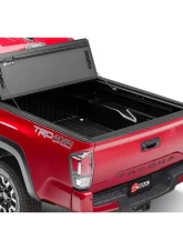 BAK Industries BAKFlip MX4 Hard Folding Truck Bed Cover - Matte Finish - 2016-2023 Toyota Tacoma 6' Bed w/Deck Rail System                                     - 448427 - Image 2