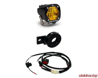 Baja Designs Electric Start Pit Bike S1 Moto Kit Amber Wide Cornering - 387003