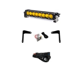 Baja Designs Shock Mount Kit w/ 10" S8 Light Bar - Amber Can-Am Maverick X3