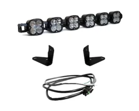Baja Designs 6 XL Linkable Light Bar Kit Steel Bumper Mount w/Upfitter Baja Desgins Ford Bronco 2021+