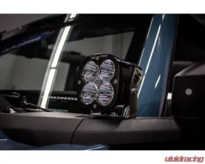 Baja Designs Bronco A Piller Light Kit XL Pro Spot w/Upfitter Ford Bronco 2021+ - 447752UP