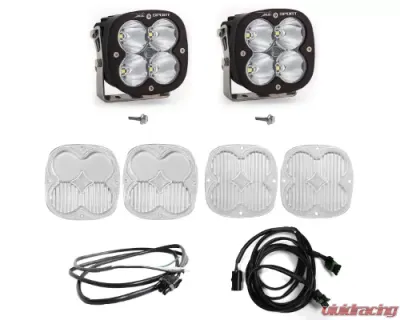 Baja Designs Bronco A Piller Light Kit XL Sport Spot w/Upfitter Ford Bronco 2021+ - 447753UP