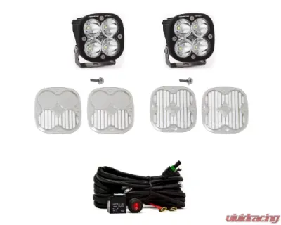 Baja Designs Bronco A Piller Light Kit Squadron Sport Spot Ford Bronco 2021+ - 447755