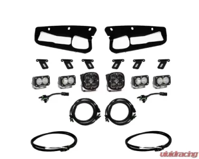 Baja Designs Bronco Clear SAE Fog Pocket Kit Ford Bronco 2021 - 447761UP