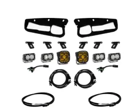 Baja Designs Bronco Amber SAE Fog Pocket Kit Ford Bronco 2021