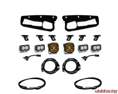 Baja Designs Bronco Amber SAE Fog Pocket Kit Ford Bronco 2021 - 447762UP