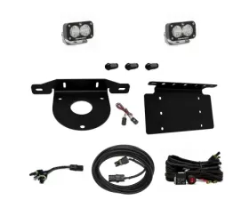 Baja Designs Bronco Dual S2 Sport W/C Reverse Kit w/Lic Plate Ford Bronco 2021