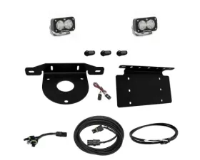 Baja Designs Bronco Dual S2 Sport W/C Reverse Kit w/Lic Plate w/Upfitter Ford Bronco 2021