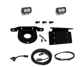 Baja Designs Bronco Dual S2 Sport W/C Reverse Kit w/Lic Plate w/Upfitter Ford Bronco 2021+