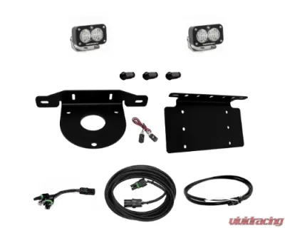 Baja Designs Bronco Dual S2 Sport W/C Reverse Kit w/Lic Plate w/Upfitter Ford Bronco 2021+ - 447765UP