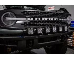 Baja Designs 6 XL Linkable LIght Bar Kit Plastic Bumper Mount w/Upfitter Ford Bronco 2021+