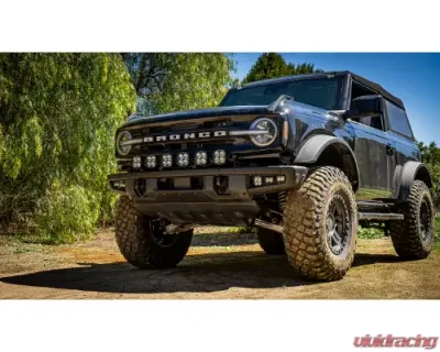 Baja Designs 6 XL Linkable LIght Bar Kit Plastic Bumper Mount w/Upfitter Ford Bronco 2021+ - 447768UP