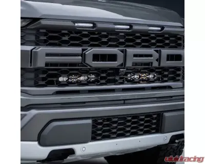 Baja Design Amber 10" Onx6 Driving Combo Behind Grill Kit Ford Raptor 2021-2025 - 448064