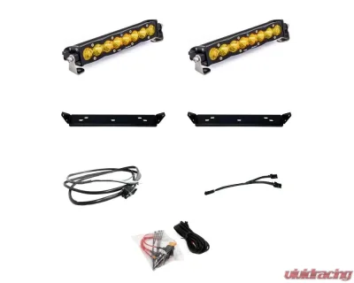 Baja Designs 10" S8 Driving Combo Amber Behind Grill Kit Ford Raptor 2021-2024 - 448066