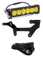 Baja Designs ONX6+ LED 10 Inch Shock Mount Light Bar Kit Amber Can-Am Maverick X3 2017-2023                                     - 447120 - Image 4