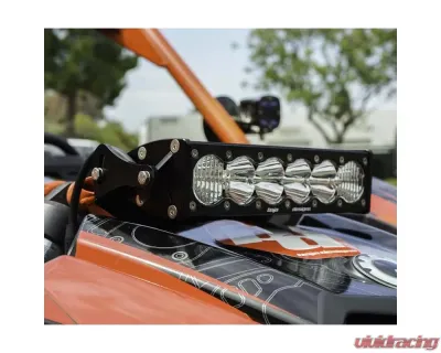 Baja Designs ONX6+ LED 10 Inch Shock Mount Light Bar Kit Amber Can-Am Maverick X3 2017-2023 - 447120