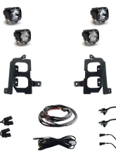 Baja Designs S1 Dual Fog Pocket Light Kit Clear Spot/Clear GMC Sierra 1500 2019-2022                                     - 448085 - Image 2