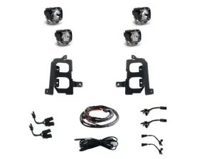 Baja Design Fog Pocket Kits Clear Spot/ Clear Wide Cornering GMC Sierra | 2500HD | 3500HD 2000-2021