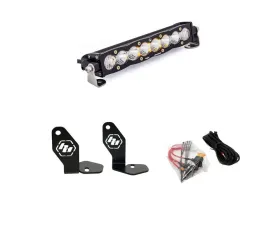 Baja Designs S8 10" Hood Mount Kit w/Clear Lights Polaris RZR Pro R 2022+
