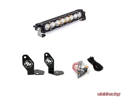 Baja Designs S8 10" Hood Mount Kit w/Clear Lights Polaris RZR Pro R 2022+ - 448101
