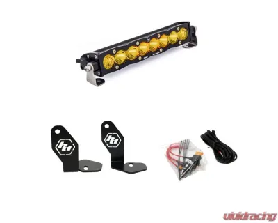 Baja Designs S8 10" Hood Mount Kit w/Amber Lights Polaris RZR Pro R 2022+ - 448102