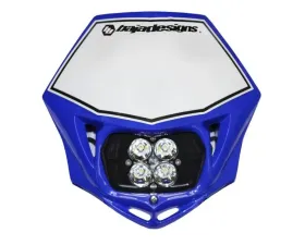 Baja Designs Squadron Pro A/C Motorcycle Headlight LED Race Light w/ Blue Shell