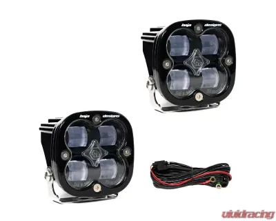 Baja Designs Squadron SAE Pair Universal LED Spot Clear - 257801