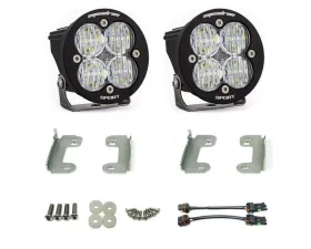 Baja Designs Jeep JK Squadron-R Sport Fog Pocket Light Kit Clear Lens For Standard OE Bumper Jeep Wrangler JK 2007-2009