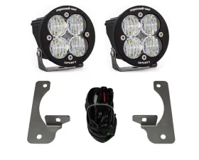 Baja Designs Jeep JK Squadron-R Sport Fog Pocket Light Kit Clear Lens For Premium OE Bumper Jeep Wrangler JK 2007-2009