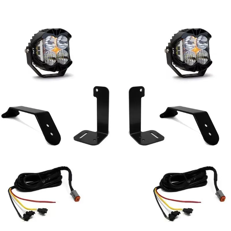 Baja Designs Dual LP4 Auxiliary Light Kit w/Upfitter Jeep Wrangler JL/JT - 447658up