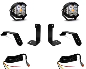 Baja Designs Dual LP4 Auxiliary Light Kit w/Upfitter Jeep Wrangler JL/JT