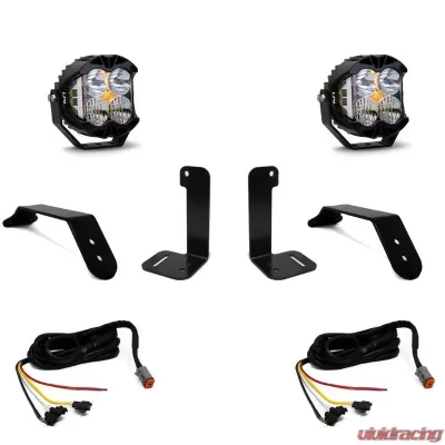 Baja Designs Dual LP4 Auxiliary Light Kit w/Upfitter Jeep Wrangler JL/JT - 447658up