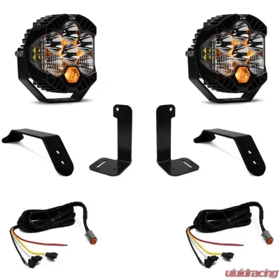 Baja Designs Dual LP6 Auxiliary Light Kit w/Upfitter Jeep Wrangler JL/JT - 447659up
