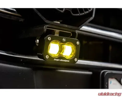 Baja Design Clear S2 SAE OEM Fog Light Replacement Kit Toyota Sequioa 2023+ - 448163