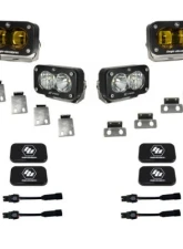 Baja Designs S2 SAE Amber/S2 Pro Fog Pocket Kit Ford Raptor 2021-2025 | Bronco Raptor 2022+                                     - 448183 - Image 2