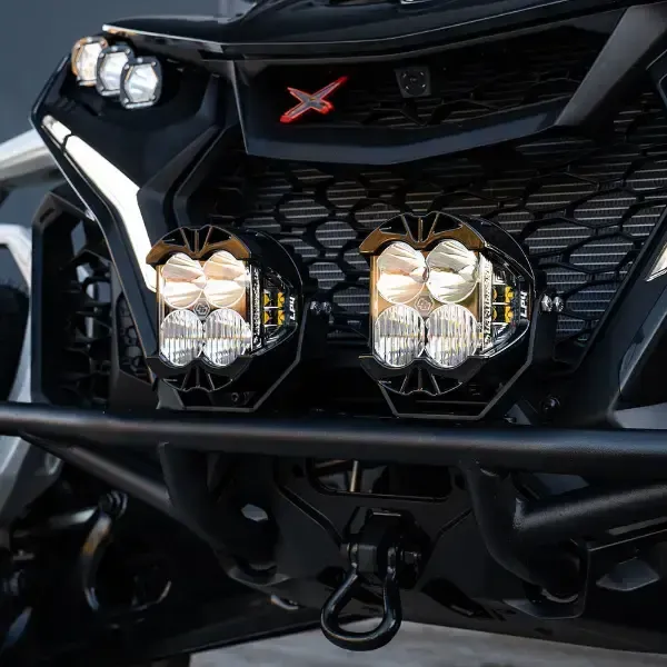 Baja Designs 10" OnX6+ Pre-Runner Bumper Kit Can-Am Maverick R 2024-2025 - 448218