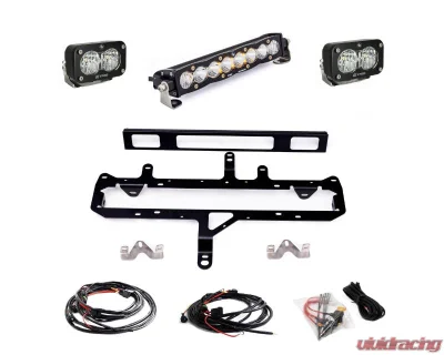 Baja Designs Clear S8 10-inch | S2 Pro Grille Light Kit Toyota Tacoman TRD Pro 2024+ - 448253