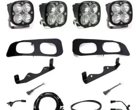 Baja Designs Squadron Racer/Squadron Pro Unlimited Dual Fog Pocket Light Kit Ford F-250 | 350 Super Duty 2023+