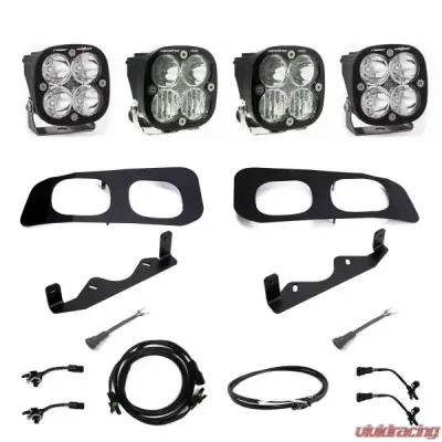 Baja Designs Squadron Racer/Squadron Pro Unlimited Dual Fog Pocket Light Kit Ford F-250 | 350 Super Duty 2023+ - 448255UP
