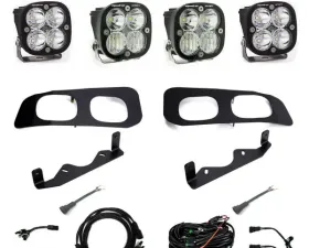 Baja Designs Squadron Sport Sportsmen Dual Fog Pocket Light Kit (Toggle Wiring) Ford F-250 | 350 Super Duty 2023+