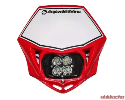 Baja Designs LED AC Red Squadron Sport Motorcycle Race Light - 5570014RAC