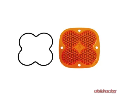 Baja Designs Squadron Light Pod Lens Kit Work/Scene Factory Amber Universal Fitment - 668420