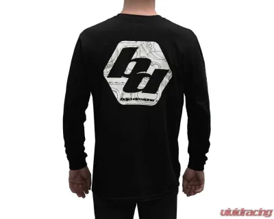 Baja Designs BD Black Men's Long Sleeve Shirt - 980036